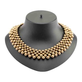 Bead collar in 5 layers