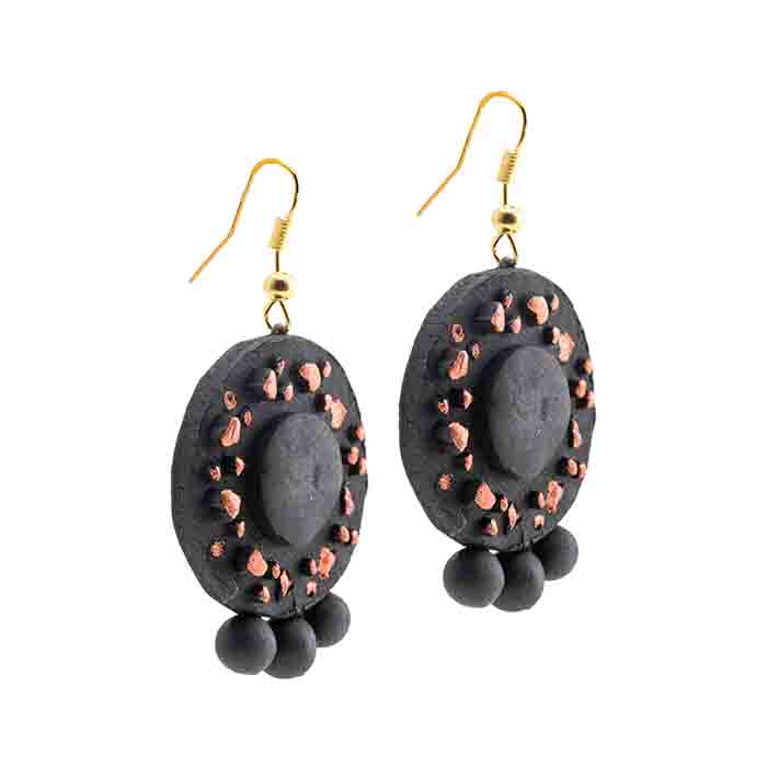 Copper Kundan Chandbali Earrings at Rs 550/pair in Thane | ID: 24231626091